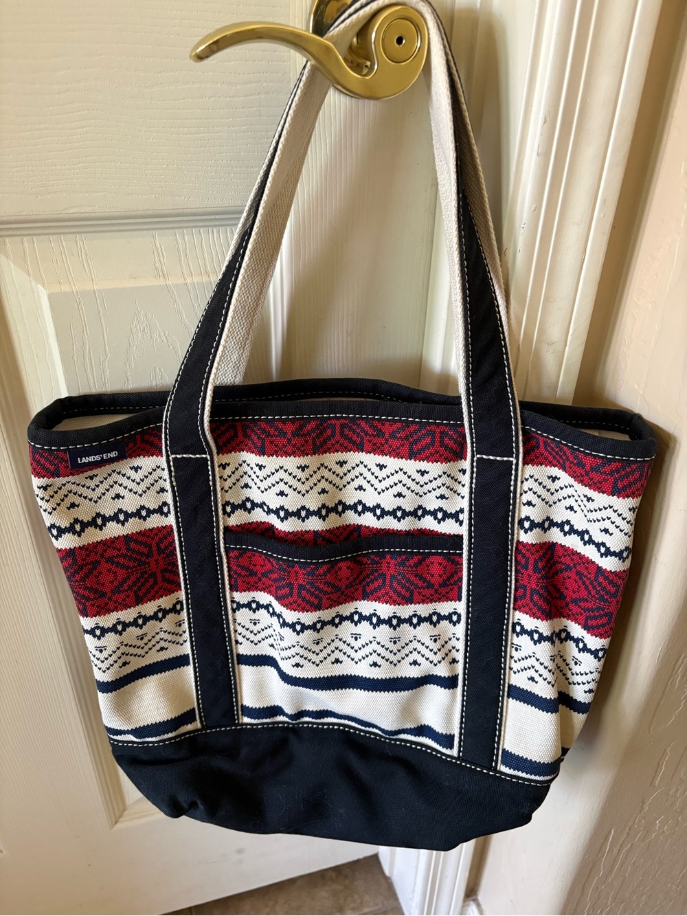 Lands' End Medium Canvas Tote Bag